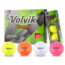 볼빅 정품 BISMUTH 비스무스 3피스 칼라골프공 1더즌, 볼빅_비스무스_1더즌, 1개