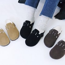[당일배송]탐하다 국내제작 버켄 보스턴 털슬리퍼 퍼슬리퍼 털실내화 블로퍼 겨울 털신 신발 남녀공용 커플