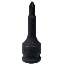 지니어스 드라이버비트소켓(십자형) 3/8인치x샵2(+)-60L, 단품