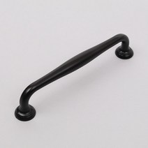 모네스페스 가구손잡이 스틸모던블랙 128mm(1개), 1개(나사포함)
