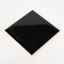 모네스페스 단색엣지타일 정사각평면 블랙유광(박스150장), 1박스(150장+파손여유2장)