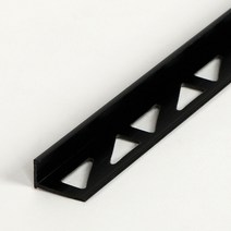 타일마감재 PVC검정 L형 10mm(길이1.1m), 길이1.1M