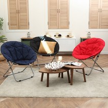 bnb 1인 인테리어 안락의자 컬러데코의자 캠핑의자, 네이비