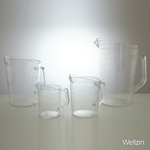 웰진 pc 계량컵 4종(폴리카보네이트 계량컵), 투명, 250ml