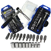 JINFENG TOOLS정품 23P미니복스세트 드라이버 소켓 공구 깔깔이 렌치 복스알