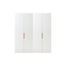 한샘 바이엘 긴옷장 세트 200cm(높이216cm) 화이트 수납형