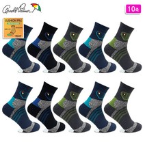 아놀드파마 남성용 스포츠 등산 쿠션 기능성 면 양말 10족 중목 두꺼운 작업용 삭스 AP5189, AP5189_남성 등산양말 중목 / 10켤레 임의배송