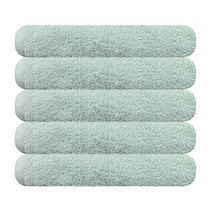 송월타월 호텔수건 라이트무지 130g 욕실 세면 타올 자취생 선물, 연두, 5장