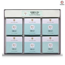한국양봉농협 프로폴리스 비누 세트 100g 6입 종이백 동봉, 120g, 1개, 1개