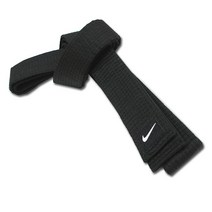 NIKE 흑띠 선수용 검정띠 유도 합기도 벨트 TKD MASTER BELT 태권도복, 블랙