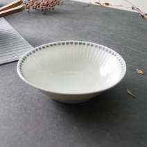 오반자이 엠보라인 일본 찬기 17cm, [화이트1p], 엠보라인찬기17cm