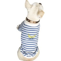 볼독 아메리칸 불독 퍼그 프렌치불독 잉글리시불독 강아지티셔츠 티셔츠, 블루