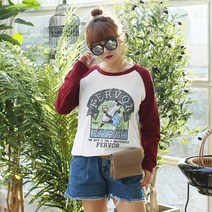 민짱나라 F209_128. 페어블 롱티셔츠