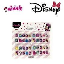 디즈니 프린세스 미키마우스 수성 아동 매니큐어, 미니마우스 네일스티커 40매, 1팩