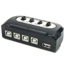 컴스 LC055-1 USB선택기 4대1 셀렉터 스위치 UM41BA 프린터