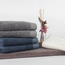 송월타월 180g 뱀부얀대나무수건(10매), 회색, 1set