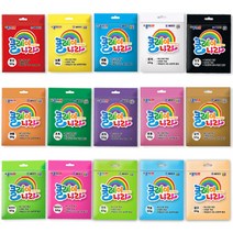 종이나라 클레이나라 50g 지퍼백 제품 클레이 상상력 점토, 빨강