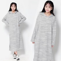 토마토마 왕긴기모후드원피스