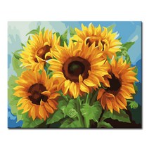 DIY캔버스페인팅, S50_사랑의 해바라기