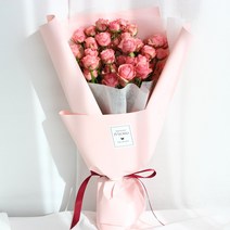 플라로마 장미 50송이꽃다발 생화 당일발송가능 졸업식꽃 승진꽃다발 기념일 발렌타인데이 로즈데이 부부의날 어버이날, 핑크