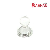 초강력 네오디움 큐티자석 21mm 체스형 메모홀더, 투명, 1개