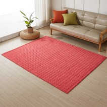 알러지케어 국내산 더데이 패드겸카페트, 레드