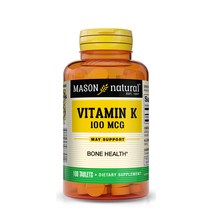 매이슨네츄럴스 비타민 K 100mcg 타블렛, 100개입, 1개, 100정