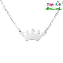 니피키즈 [KC인증][깊은 각인]왕관 써지컬스틸 미아방지목걸이, 200개