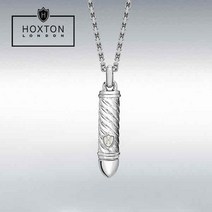 [HOXTON] 헉스톤 트위스트 불렛 목걸이 남자목걸이 고급백금목걸이