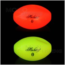 FAVER 실속형 전유동찌-기울찌-전층낚시-누울찌-모노낚시, B호(형광), 1개