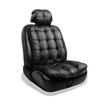 뉴SM3 로얄엠보 시트커버 자동차시트커버 시트커버교체 가죽시트커버 차량용의자커버 리무진시트, 로얄엠보 블랙, 1개