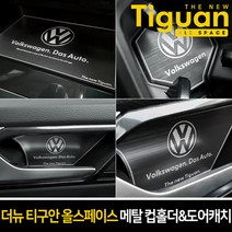 카이만 더뉴티구안 올스페이스 메탈 컵홀더 플레이트, 폭스바겐