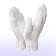 장갑이네 얇은 색사 칼라 표백 도트 작업 면장갑 목장갑, 면장갑 55g 10켤레, 1개