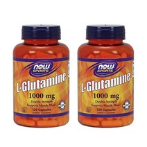 NOW Sports 나우푸드 엘 글루타민 1000mg 120정 x 2병 0094