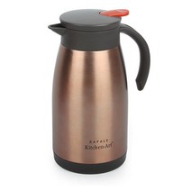 키친아트 NEW 골드메탈 보온보냉 만능 대용량 포트 1L, 1000ml