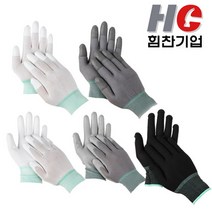 [힘찬기업] pu장갑, 02_(수입)팜피트(손바닥코팅) 흑색L, 1봉, 1봉