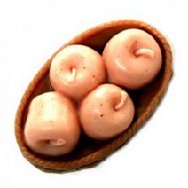 [아로마케이] 1구 비누 몰드 비누틀 비누만들기 재료 실리콘몰드, 75_사과바구니90g