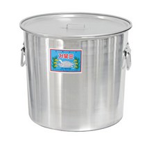 알루미늄용기 식깡 높은위생용기 육수통 스탁팟 들통 찜통, 1개, 3G/L(280x265)
