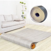 JSS&D PVC 쿠션매트(5T) 나무마루화이트 150X300 / 바닥 거실 애견 발코니 베란다 층간소음 운동 매트 장판