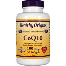 헬시오리진스 CoQ10 100mg 소프트젤 글루텐 프리 무설탕, 30개입, 1개