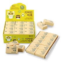 화랑고무 디자인 지우개(1통24개입)/지우개/노트/연필, 소프트점보지우개(30개입)