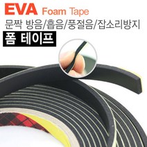 카런 문짝방음 흡음 풍절음 잡소리방지용 EVA 폼 테이프 (중형), 1개