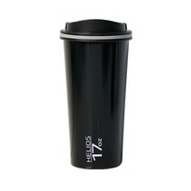 헬리오스 대용량 텀블러 500ml 카페 등산용, 유광블랙
