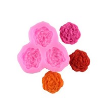 실리콘몰드 - 카네이션 (3구)(데코) #카네이션몰드 #카네이션수제몰드 #데코카네이션