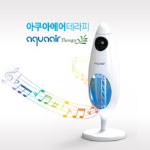 아쿠아에어테라피 초음파 복합 무드 간편세척 가습기, 아쿠아에어 테라피(블랙+메탈)