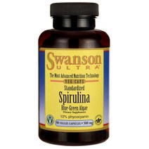 스완슨 울트라 스피루리나 500mg 베지 캡슐, 90개입, 1개