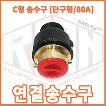 리안세이프티 송수구 C형단구형(명판포함) 대성화이어, 1개