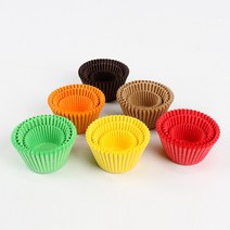 나우스팩 노르딕 색지 머핀컵 40mm 45mm 55mm 200매, L7110005 노르딕 색지 머핀컵 45mm 브라운 200매