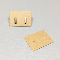 KAY&JAY 귀걸이택2.5x3.5cm 크라프트포장 귀걸이포장 귀걸이선물
