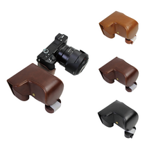 아이디스킨 소니 SONY A6500 PU가죽케이스 속사케이스, 1개, 소니 A6500 가죽케이스 블랙